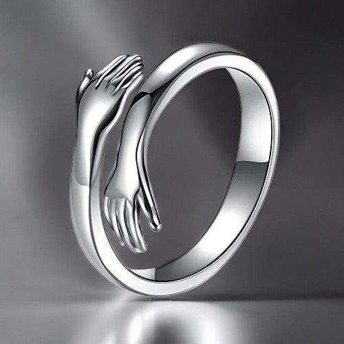Adjustable Trending Hug Ring for Women | Made with 925 Silver - Me.Misste