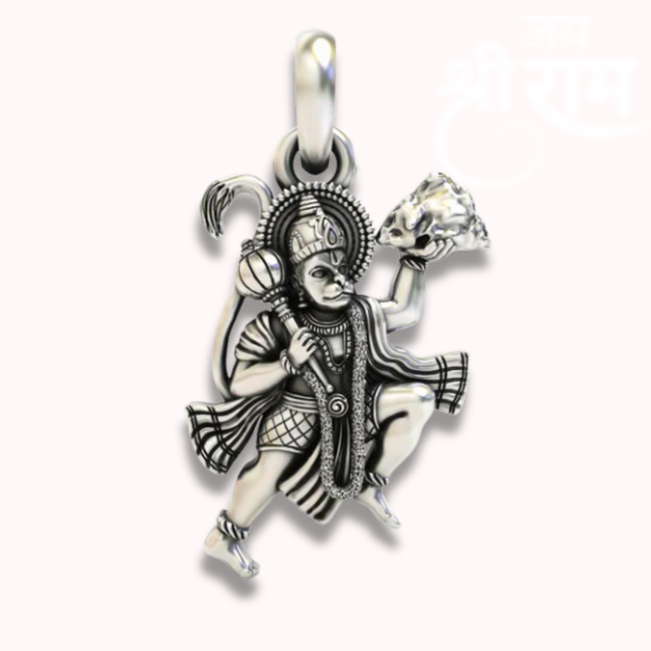 Hanuman Ji Pendant in 925 Silver  misste