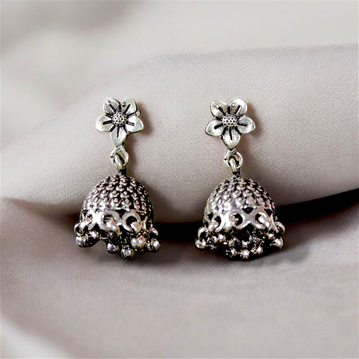 Traditional Jhumka 925 Silver Earring misste.com