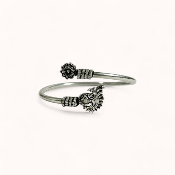 Charm Cuff Oxidized Silver Kada Misste.com