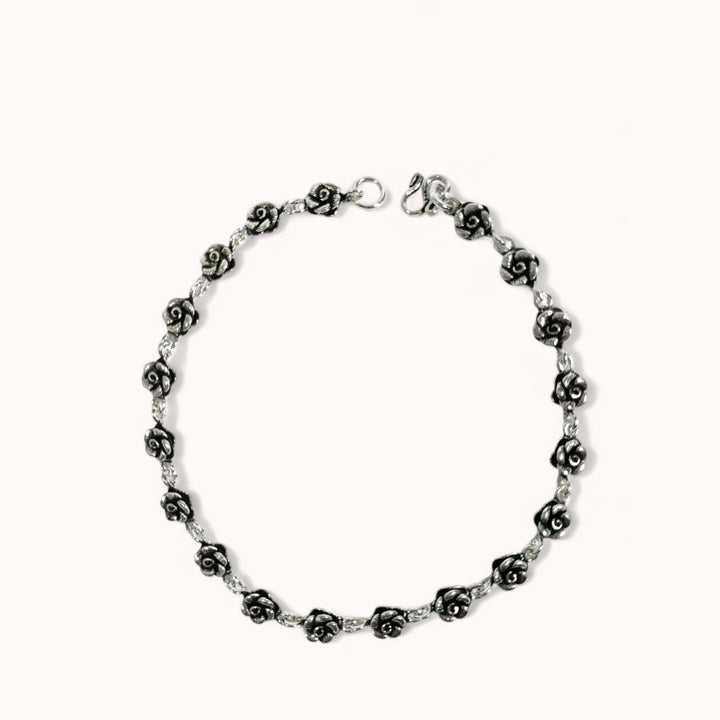 Anklet with Floral Design