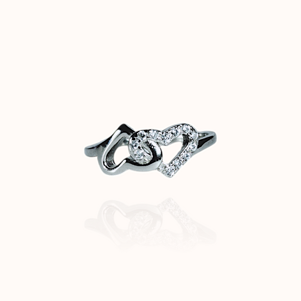 925 Silver Floral Design Statement Ring